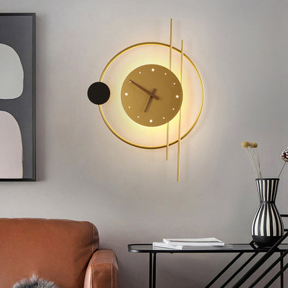 GlowClock | Modern Wall Lamp with Clock