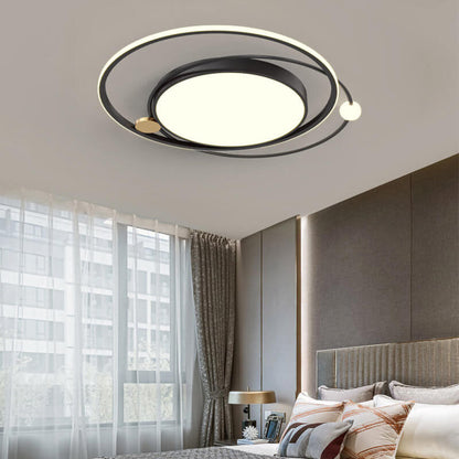 CircleLux | Nordic Round Circle LED Ceiling Light Flush Mounted