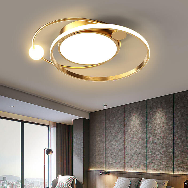 CircleLux | Nordic Round Circle LED Ceiling Light Flush Mounted