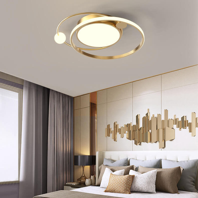 CircleLux | Nordic Round Circle LED Ceiling Light Flush Mounted