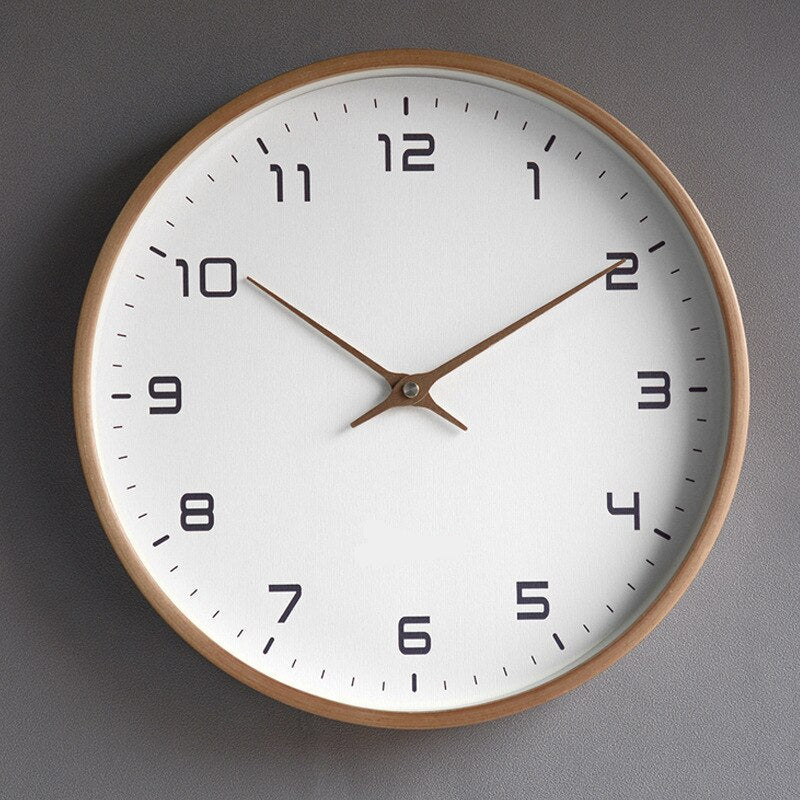 WoodenTime | Minimalist & Classic Scandinavian Wall Clock