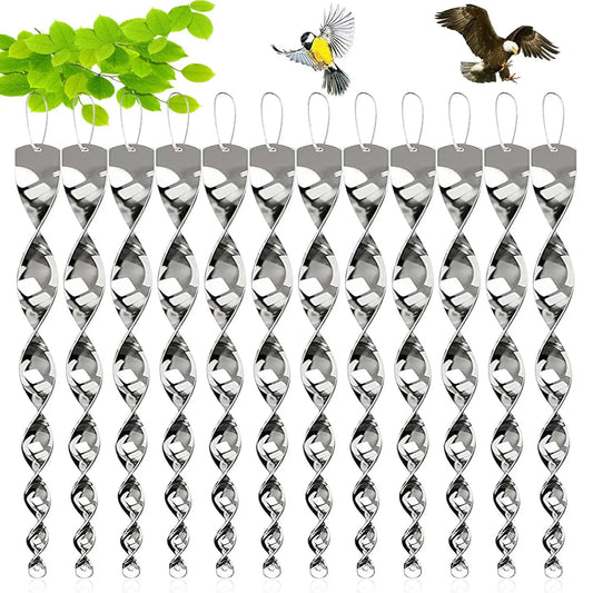 BirdTwist | Reflective Bird Deterrent Spiral Pole