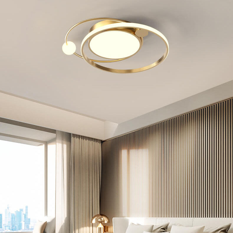 CircleLux | Nordic Round Circle LED Ceiling Light Flush Mounted
