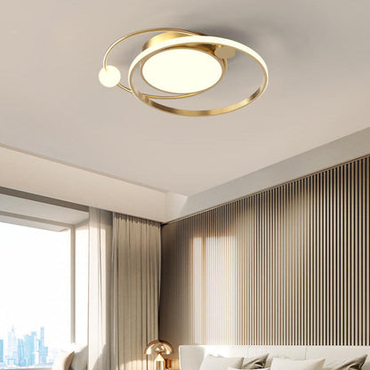 CircleLux | Nordic Round Circle LED Ceiling Light Flush Mounted