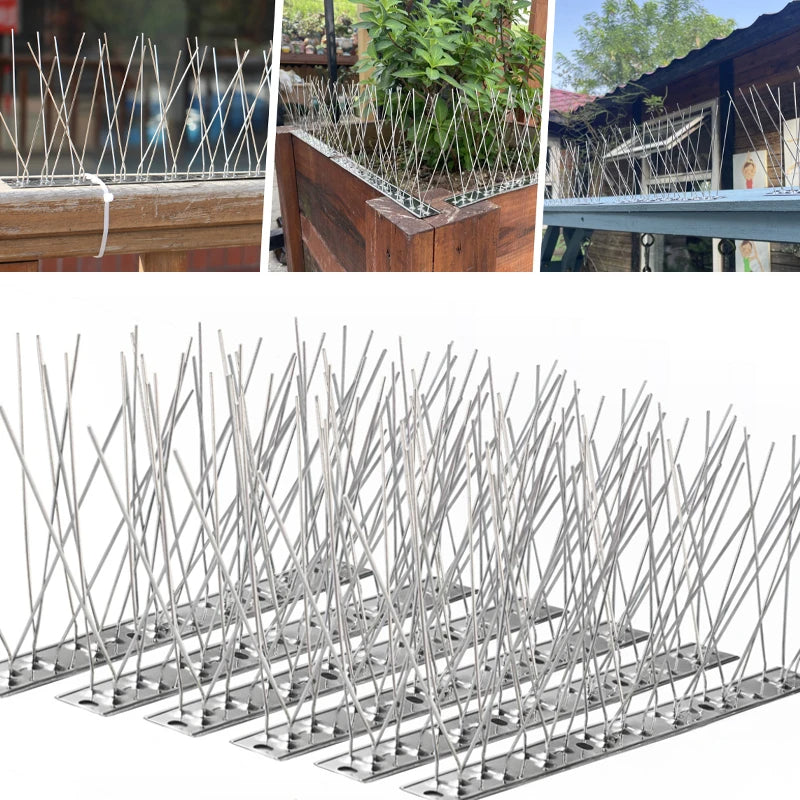 FeatherFence | Outdoor Stainless Steel Bird Spikes