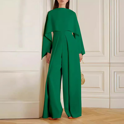 Variant image for Elegant Women's Wide-Leg Jumpsuit Set - Chic Design for All Seasons-5