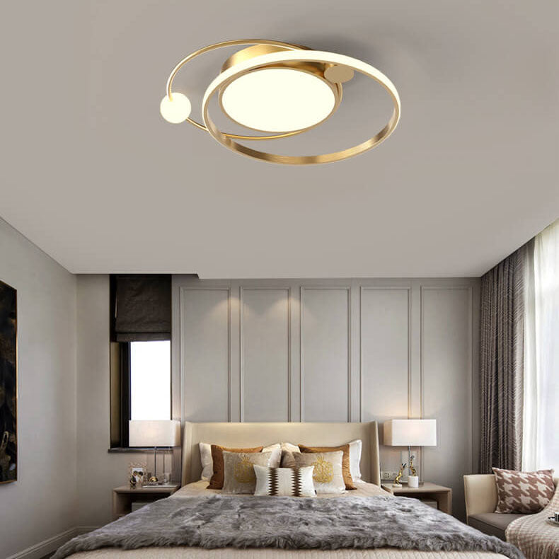 CircleLux | Nordic Round Circle LED Ceiling Light Flush Mounted