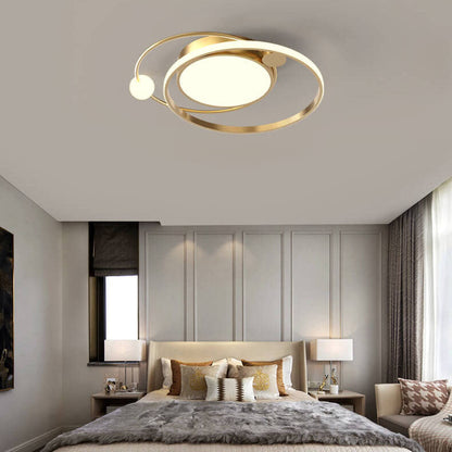 CircleLux | Nordic Round Circle LED Ceiling Light Flush Mounted