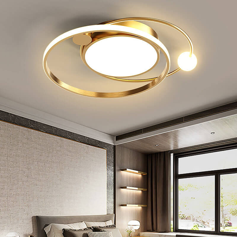 CircleLux | Nordic Round Circle LED Ceiling Light Flush Mounted