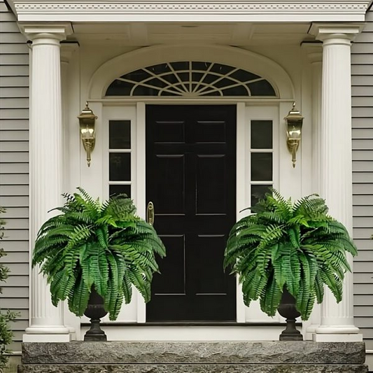 FernLuxe | UV-Resistant Artificial Boston Fern with 18 Fronds