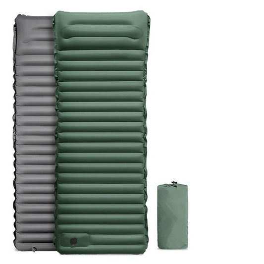 TrekRest | Portable Air Mattress with Foot Pump & Outdoor Comfort