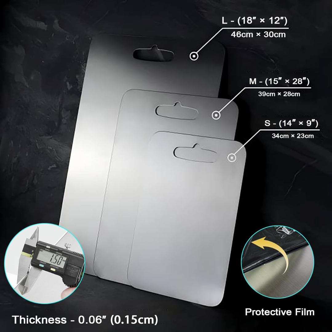 PureBoard | BPA-Free Titanium Cutting Board for Healthy Cooking