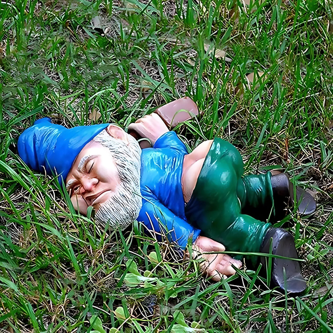 TipsyGnome | Fun Drunken Gnome Garden Sculpture