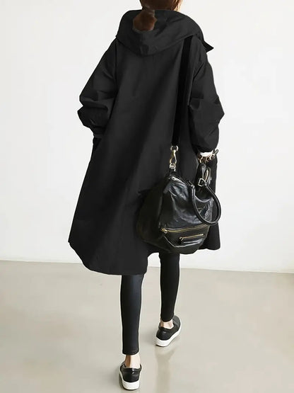 Aurelia | Sleek Waterproof Hooded Jacket | Women Fashion