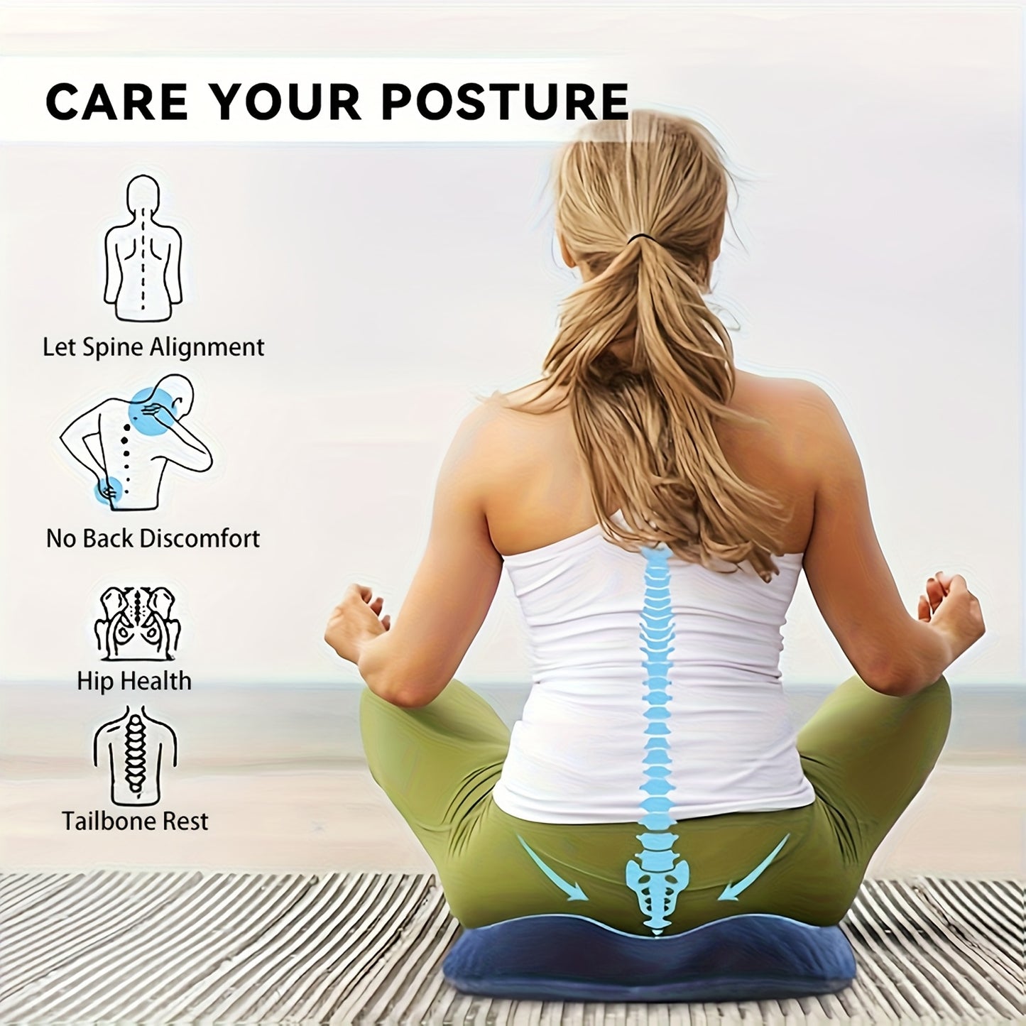 CoreEase | Orthopedic Donut Pillow for Office & Car