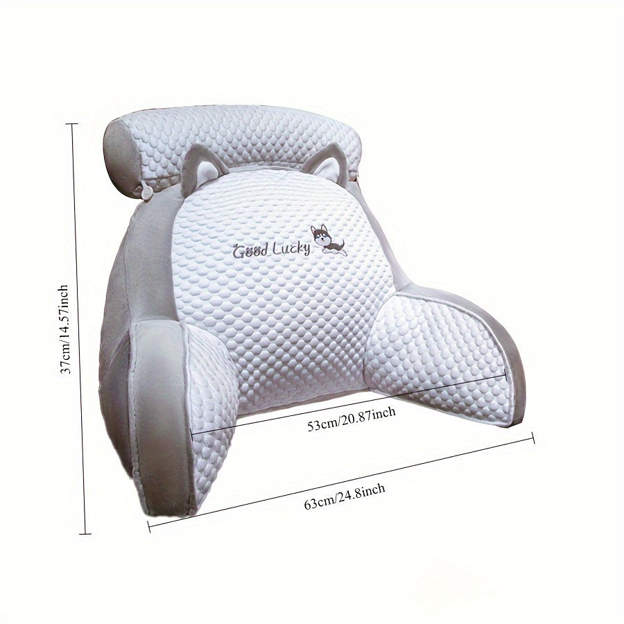 BellyHaven | Quilted Backrest Pillow with Washable Pillow Core