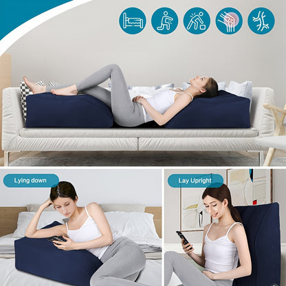 RestRise | Inflatable Wedge Pillow – 45° Tilt for Circulation & Recovery