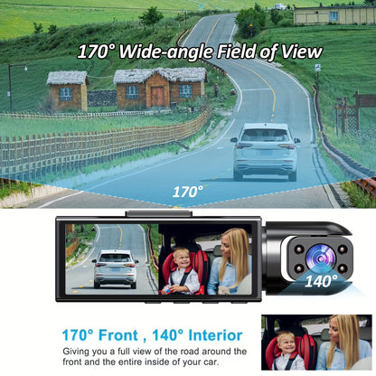 RoadSecure | 1080P Car Dash Cam – Dual Lens Protection