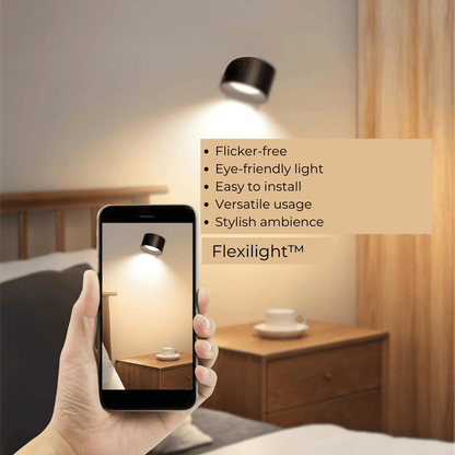 Flexilight | Wireless rechargeable 360° wall lamp