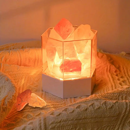 SaltGlow | Radiant & Luxurious Salt Stone Lamp