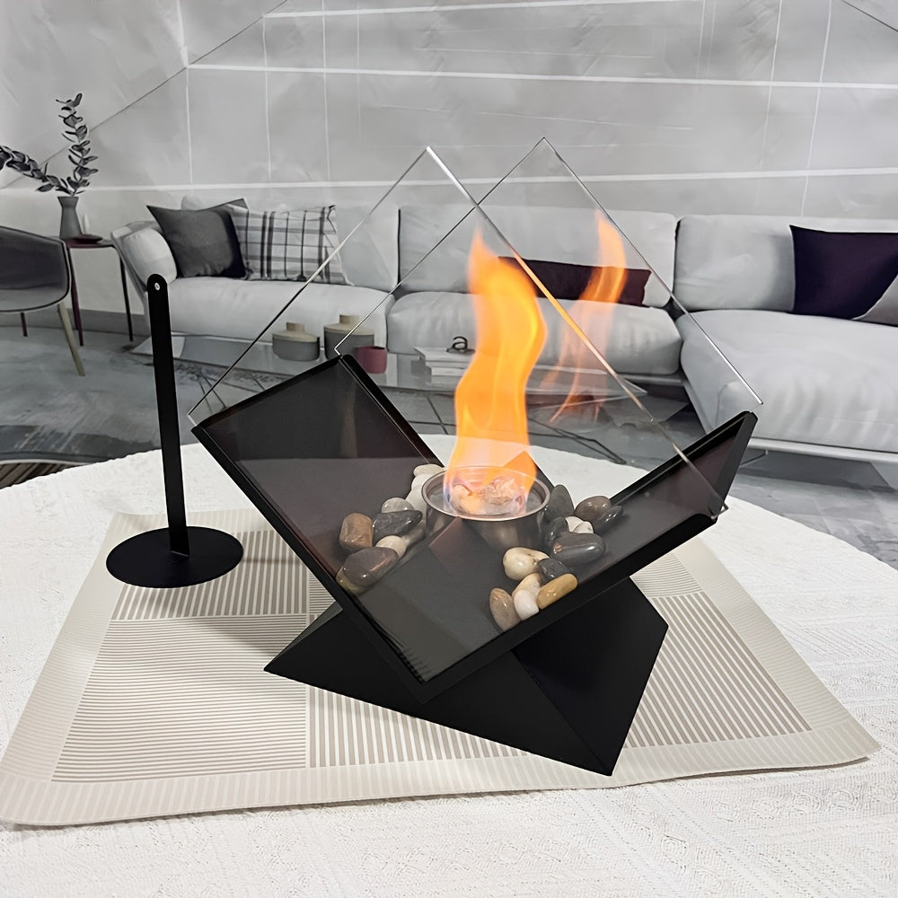 FestiveFlame | Classic Fireplace – Compact Indoor & Outdoor Ambience