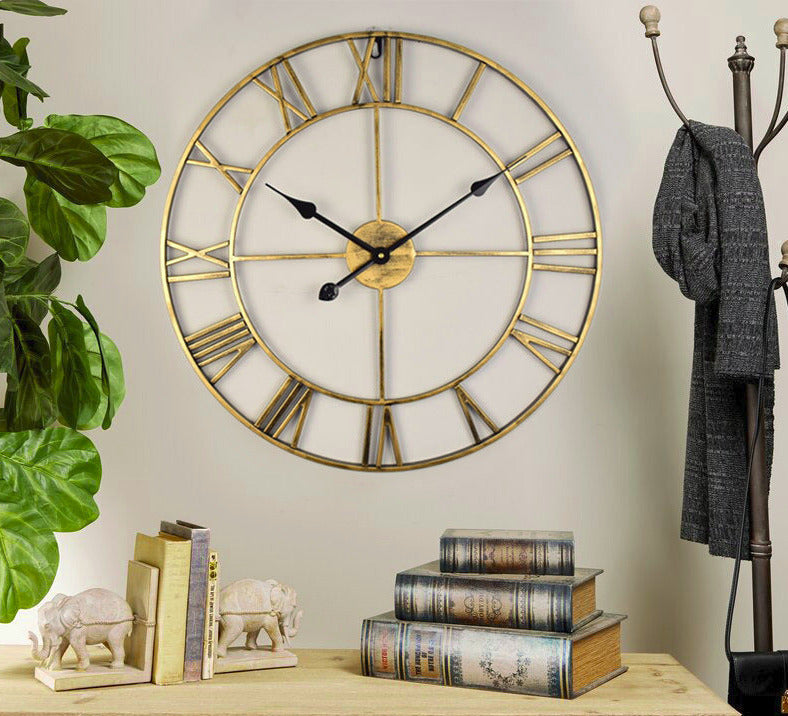 VintageTime | Vintage Metal Wall Clock