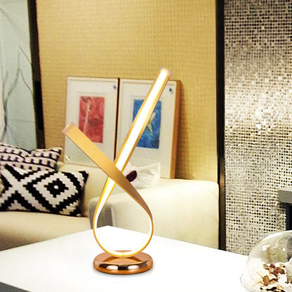 CurveLux | Artistic Curved LED Table Lamp