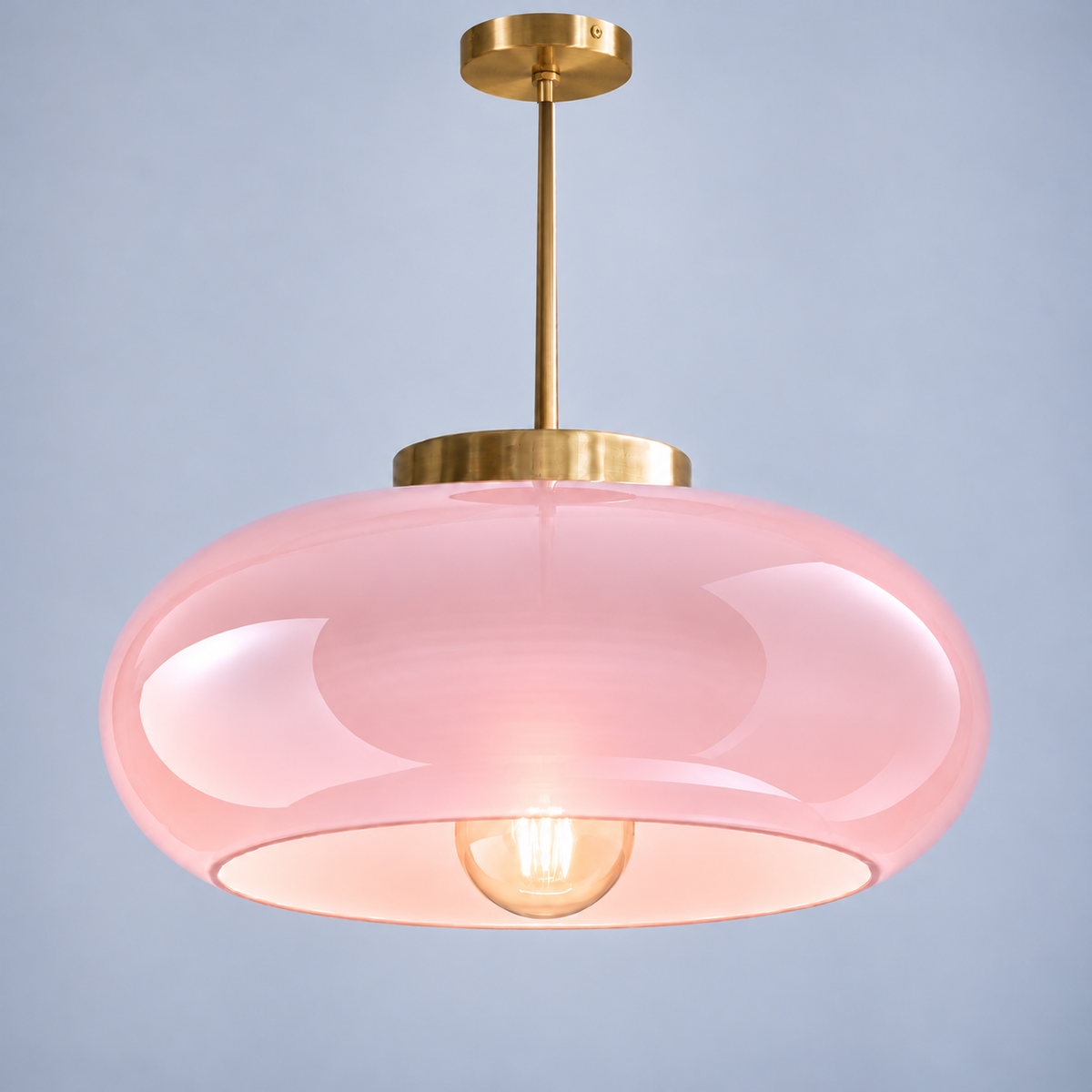 Tundris - Vintage Bowl Semi-Flush Ceiling Light