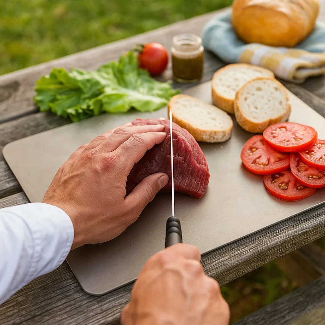 PureBoard | BPA-Free Titanium Cutting Board for Healthy Cooking