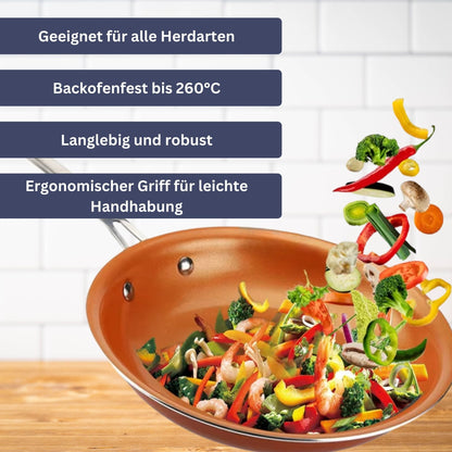 CopperChef | Deluxe Copper Pan for Precise Cooking
