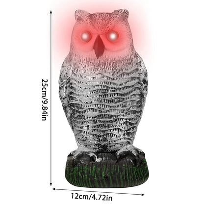 ScareOwl | Realistic Owl Decoy Bird Scarer