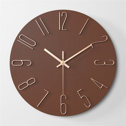 RegalTime | Modern Wall Clock with Gold Accent