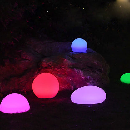 SolLumina | Solar-Powered Waterproof PE Spherical LED Outdoor Decorative Light