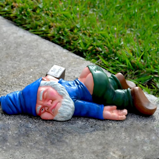 TipsyGnome | Fun Drunken Gnome Garden Sculpture