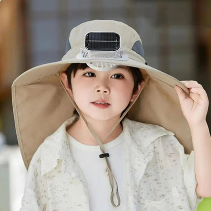 SunBreeze | Adjustable Kids' Solar Fan Hat