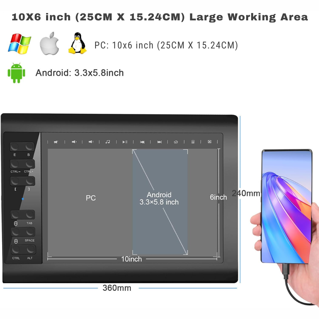 SketchPro | Digital Sketch Pad with Paper Feel & Stylus
