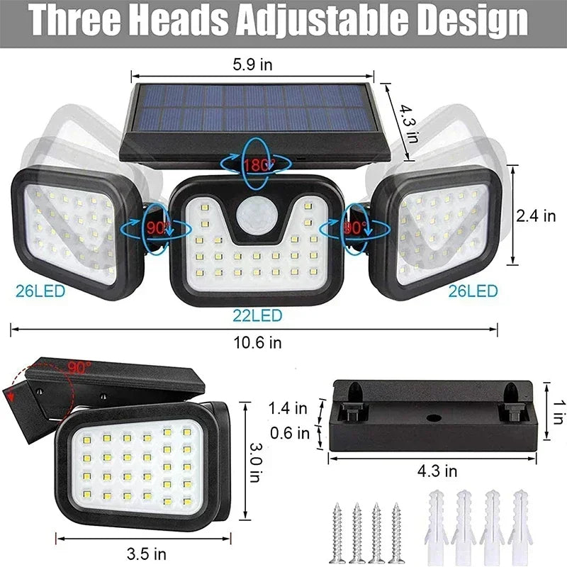 NightWatch | Solar Motion Sensor Light for Outdoor Use