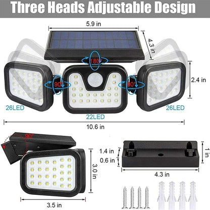 NightWatch | Solar Motion Sensor Light for Outdoor Use