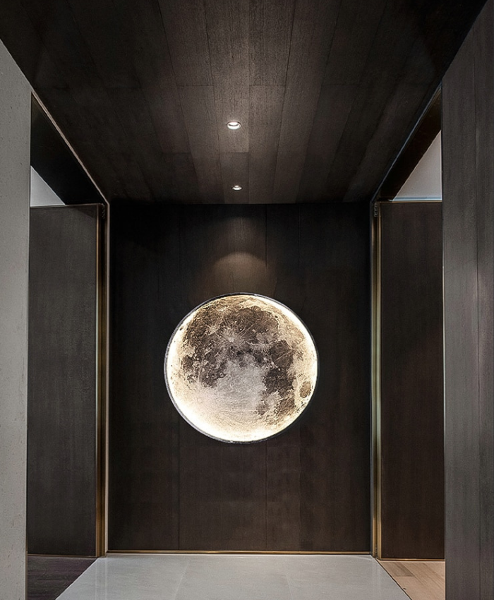 GlowMoon | Minimalist Wall Light in Moon Design