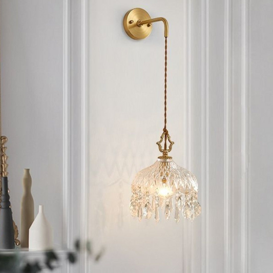 RadiantChic | Vintage Crystal Wall Light