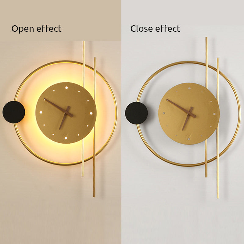 GlowClock | Modern Wall Lamp with Clock