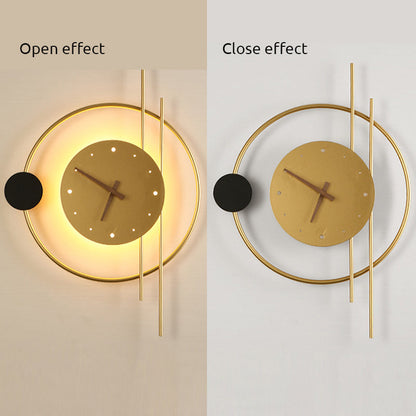 GlowClock | Modern Wall Lamp with Clock