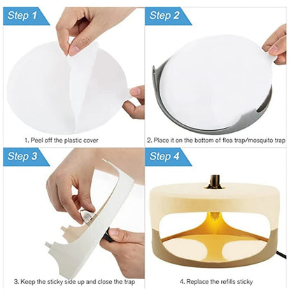 PestHold | Sticky Bed Bug Trap Refill Adhesive Plates