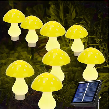 SolaraGarden | Modern & Elegant Solar Mushroom Lamps