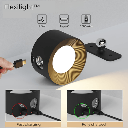 Flexilight | Wireless rechargeable 360° wall lamp