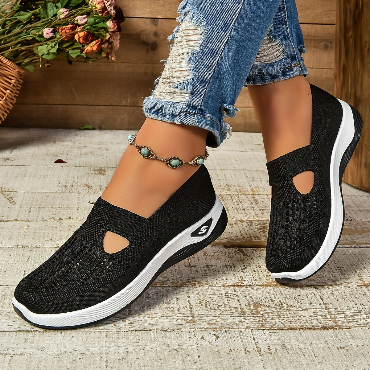 Variant image for Kelsey Women's Orthopedic Slip-On Shoes for Comfort and Style-19