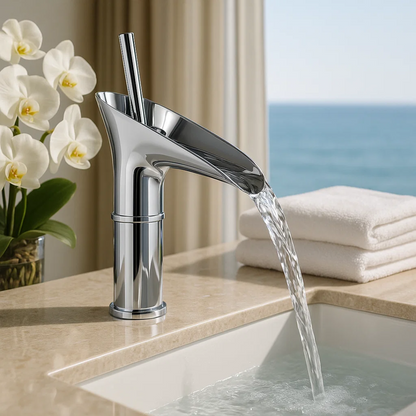ElegantFlow | Luxurious Waterfall Faucet