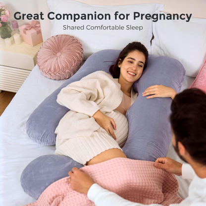 CozyNest | Orthopedic Full-Body Pregnancy Pillow