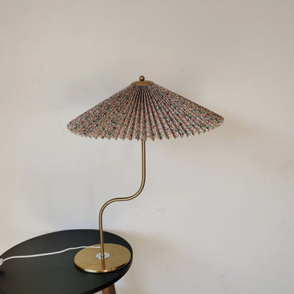 GlowDome | Elegant Table Lamp with Fabric Shade & 110V Connection