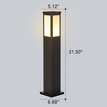 GlowPost | Modern Solar Garden Column Outdoor Waterproof Path Light